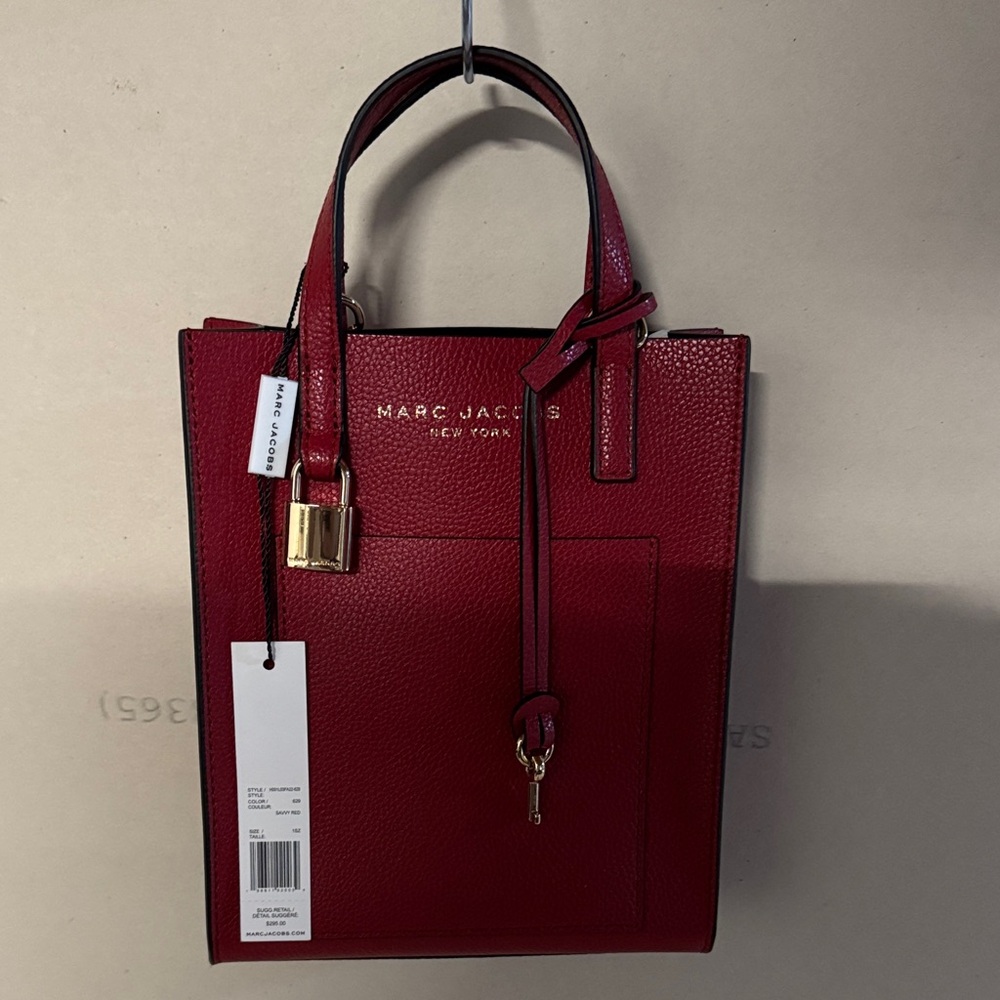 Marc Jacobs Cherry Red Tote Bag